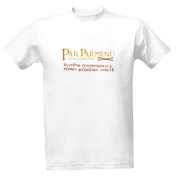 Tričko s potiskem PP - bílé