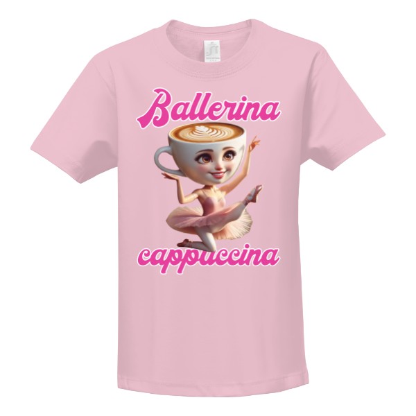 Tričko s potiskem Ballerina cappuccina